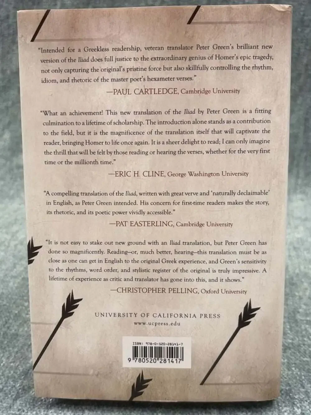 University of California Press hardcover edition